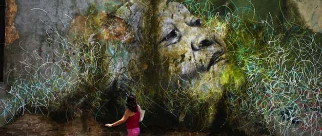 Obrovské Street Art Portréty z Kuby