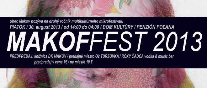 Súťaž o tričko a 2 VIP lístky na Makoffest 2013