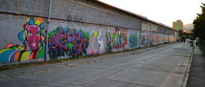 Fotoreport z graffiti jamu v Prievidzi